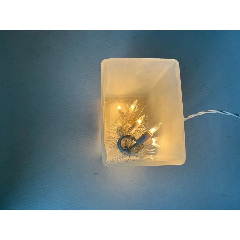 Stony Creek Glass Accent Light Barb Tourtillotte Tulips Bird Frosted Vase Lamp
